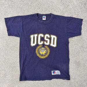 Vintage 90s russel ucsd heavyweight tee